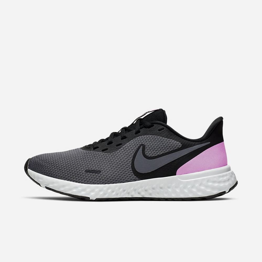 Chaussure De Running Nike Revolution 5 Noir 8052-316 Black/Dark Grey/Pure Platinum/Psychic Pink Femme | NGK-94852355